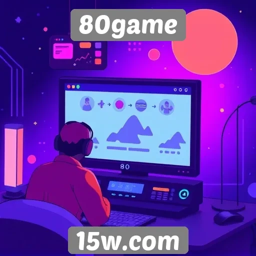 Interface do usuário da 80game é intuitiva e acessível